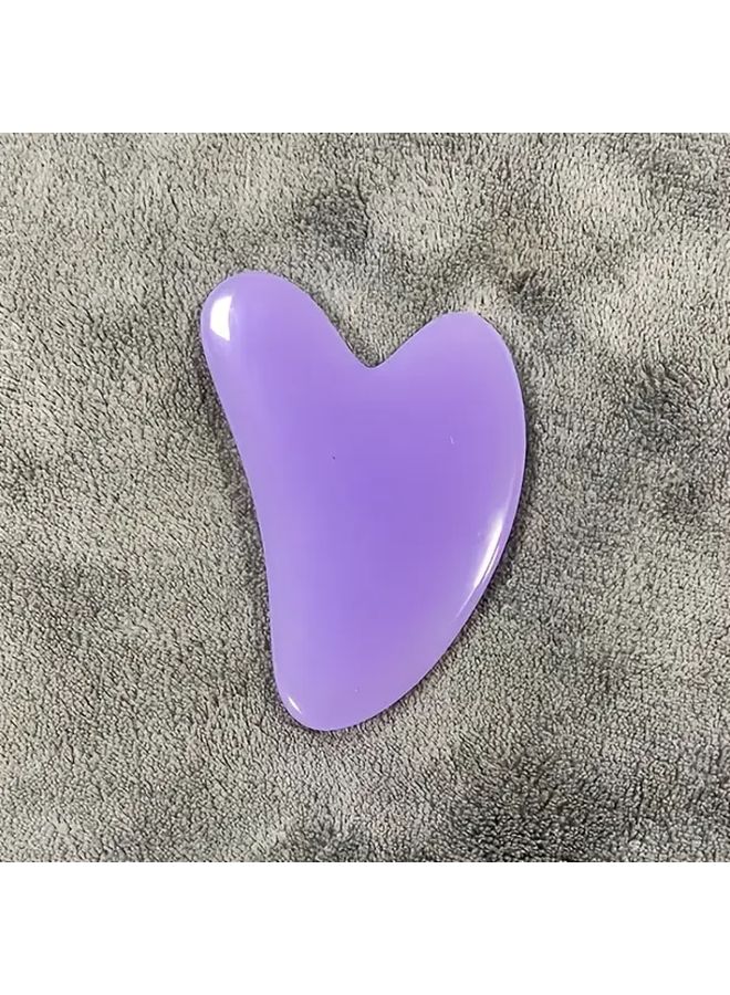 Pink Gua Sha Massage Tool For Face And Body Easy Clean Plastic Surface - Image 4